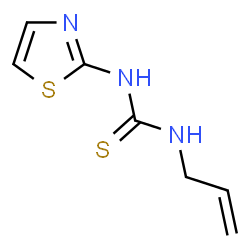 ChemSpider 2D Image | 1-Allyl-3-(1,3-thiazol-2-yl)thiourea | C7H9N3S2