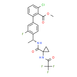 ChemSpider 2D Image | MK-0686 | C22H19ClF4N2O4