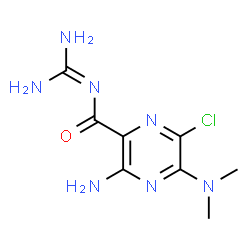 ChemSpider 2D Image | 5-(N,N-dimethyl)amiloride | C8H12ClN7O