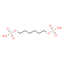ChemSpider 2D Image | 1,6-Hexanediyl bis(hydrogen sulfate) | C6H14O8S2