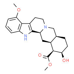 ChemSpider 2D Image | Methyl (16beta,17beta,20alpha)-17-hydroxy-9-methoxyyohimban-16-carboxylate | C22H28N2O4