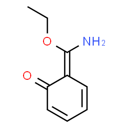 ChemSpider 2D Image | (6Z)-6-[Amino(ethoxy)methylene]-2,4-cyclohexadien-1-one | C9H11NO2