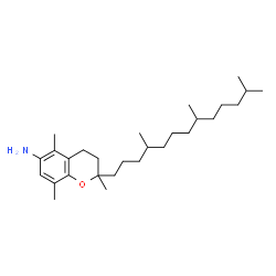 ChemSpider 2D Image | 2,5,8-Trimethyl-2-(4,8,12-trimethyltridecyl)-6-chromanamine | C28H49NO