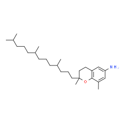 ChemSpider 2D Image | 2,8-Dimethyl-2-(4,8,12-trimethyltridecyl)-6-chromanamine | C27H47NO