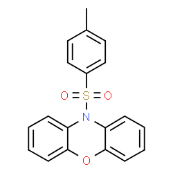 ChemSpider 2D Image | 10-(4-METHYLBENZENESULFONYL)PHENOXAZINE | C19H15NO3S