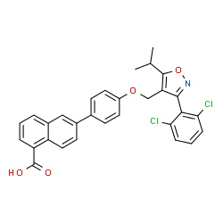 ChemSpider 2D Image | GSK-8062 | C30H23Cl2NO4