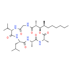 ChemSpider 2D Image | emericellamide A | C31H55N5O7