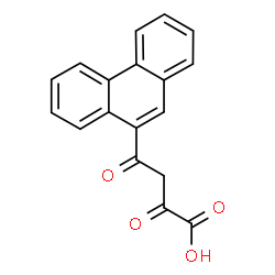 ChemSpider 2D Image | 2,4-Dioxo-4-(9-phenanthryl)butanoic acid | C18H12O4