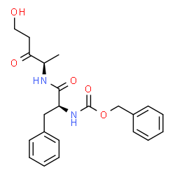 ChemSpider 2D Image | Nalpha-[(Benzyloxy)carbonyl]-N-[(2R)-5-hydroxy-3-oxo-2-pentanyl]-L-phenylalaninamide | C22H26N2O5