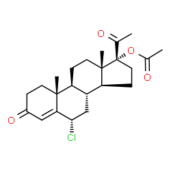 ChemSpider 2D Image | Hydromadinone acetate | C23H31ClO4