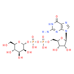 ChemSpider 2D Image | GDP-alpha-D-mannose | C16H25N5O16P2