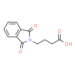 ChemSpider 2D Image | 4-phthalimidobutyric acid | C12H11NO4