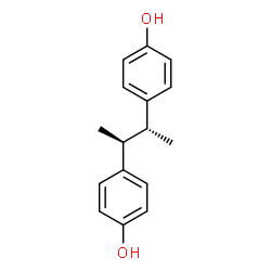 ChemSpider 2D Image | 4-[(2R,3S)-3-(4-Hydroxyphenyl)-2-butanyl]phenol | C16H18O2