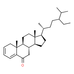ChemSpider 2D Image | (24xi)-Stigmasta-2,4-dien-6-one | C29H46O