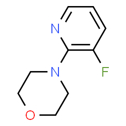 ChemSpider 2D Image | 3-Fluoro-2-(4-morpholino)pyridine | C9H11FN2O