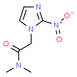 ChemSpider 2D Image | N,N-Dimethyl-2-(2-nitro-1H-imidazol-1-yl)acetamide | C7H10N4O3