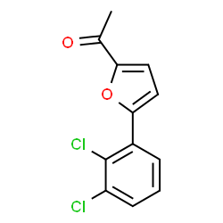 ChemSpider 2D Image | 1-[5-(2,3-Dichlorophenyl)-2-furyl]ethanone | C12H8Cl2O2