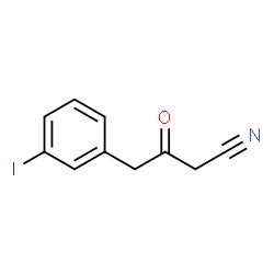 ChemSpider 2D Image | 4-(3-Iodophenyl)-3-oxobutanenitrile | C10H8INO