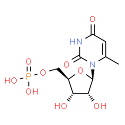 ChemSpider 2D Image | 6-Methyluridine 5'-(dihydrogen phosphate) | C10H15N2O9P