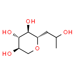 ChemSpider 2D Image | HYDROXYPROPYL TETRAHYDROPYRANTRIOL | C8H16O5