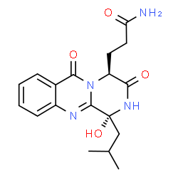 ChemSpider 2D Image | aurantiomide B | C18H22N4O4