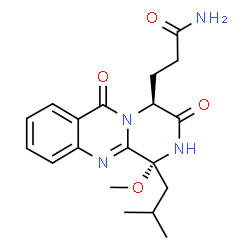 ChemSpider 2D Image | aurantiomide A | C19H24N4O4