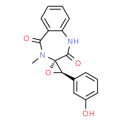 ChemSpider 2D Image | Cyclopenol | C17H14N2O4