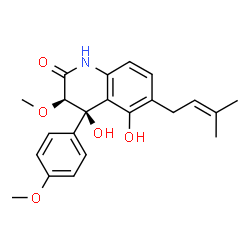 ChemSpider 2D Image | peniprequinolone | C22H25NO5