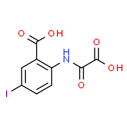 ChemSpider 2D Image | 2-[(Carboxycarbonyl)amino]-5-iodobenzoic acid | C9H6INO5