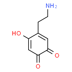 ChemSpider 2D Image | 4-(2-Aminoethyl)-5-hydroxy-1,2-benzoquinone | C8H9NO3