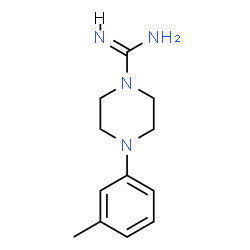 ChemSpider 2D Image | 4-(3-Methylphenyl)-1-piperazinecarboximidamide | C12H18N4