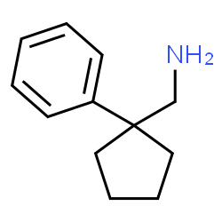 ChemSpider 2D Image | 1-Phenylcyclopentanemethanamine | C12H17N