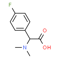 ChemSpider 2D Image | (Dimethylamino)(4-fluorophenyl)acetic acid | C10H12FNO2