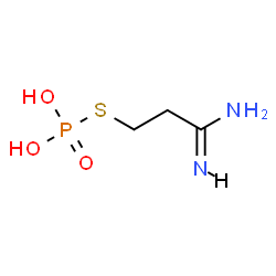 ChemSpider 2D Image | S-[(3Z)-3-Amino-3-iminopropyl] dihydrogen phosphorothioate | C3H9N2O3PS