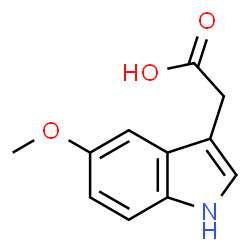 ChemSpider 2D Image | 5-Methoxy-3-indoleaceate | C11H11NO3