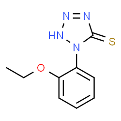 ChemSpider 2D Image | 1-(2-Ethoxyphenyl)-1H-tetrazole-5-thiol | C9H10N4OS