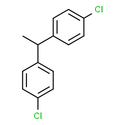 ChemSpider 2D Image | Bis(p-chlorophenyl)ethane | C14H12Cl2