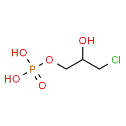 ChemSpider 2D Image | ?-chlorohydrin-1-phosphate | C3H8ClO5P