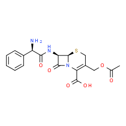 ChemSpider 2D Image | Cefaloglycin | C18H19N3O6S