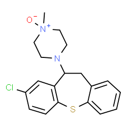 ChemSpider 2D Image | 4-(8-Chloro-10,11-dihydrodibenzo[b,f]thiepin-10-yl)-1-methylpiperazine 1-oxide | C19H21ClN2OS