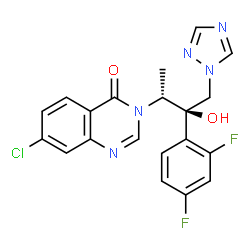 ChemSpider 2D Image | Albaconazole | C20H16ClF2N5O2