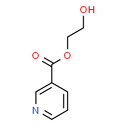 ChemSpider 2D Image | 2-Hydroxyethyl nicotinate | C8H9NO3