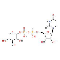 ChemSpider 2D Image | Udp xylose | C14H22N2O16P2