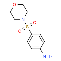 ChemSpider 2D Image | 4-(Morpholinosulfonyl)aniline | C10H14N2O3S
