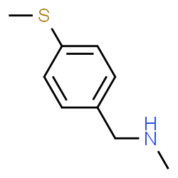 ChemSpider 2D Image | N-methyl-N-[4-(methylthio)benzyl]amine | C9H13NS