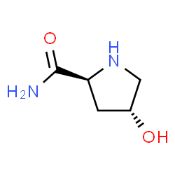 ChemSpider 2D Image | (4R)-4-Hydroxy-L-prolinamide | C5H10N2O2