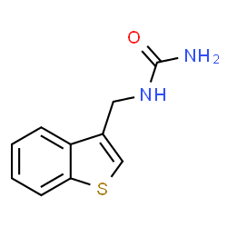 ChemSpider 2D Image | 1-(1-Benzothiophen-3-ylmethyl)urea | C10H10N2OS