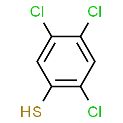 ChemSpider 2D Image | 2,4,5-TRICHLOROTHIOPHENOL | C6H3Cl3S