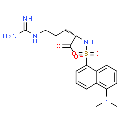 ChemSpider 2D Image | dansyl-L-arginine | C18H25N5O4S
