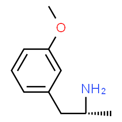 ChemSpider 2D Image | (2R)-1-(3-Methoxyphenyl)-2-propanamine | C10H15NO